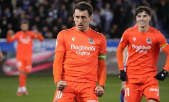 国王杯3-2：第80分钟绝杀，皇家社会逆转西甲第10，晋级半决赛