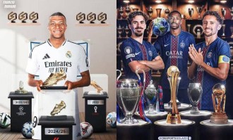 最好的分手？姆巴佩离队后个人数据爆发 巴黎席卷六冠